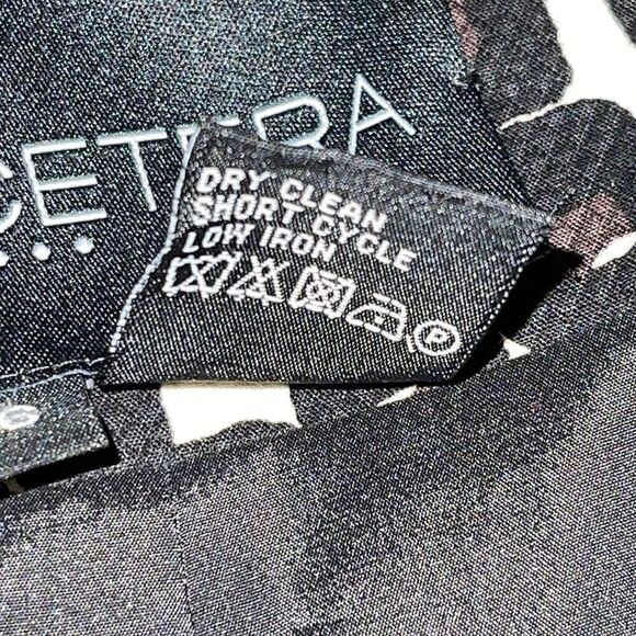 Etcetera Jacket Womens Size 6 retro geo print long sleeve cotten blend Blazer - Picture 10 of 10